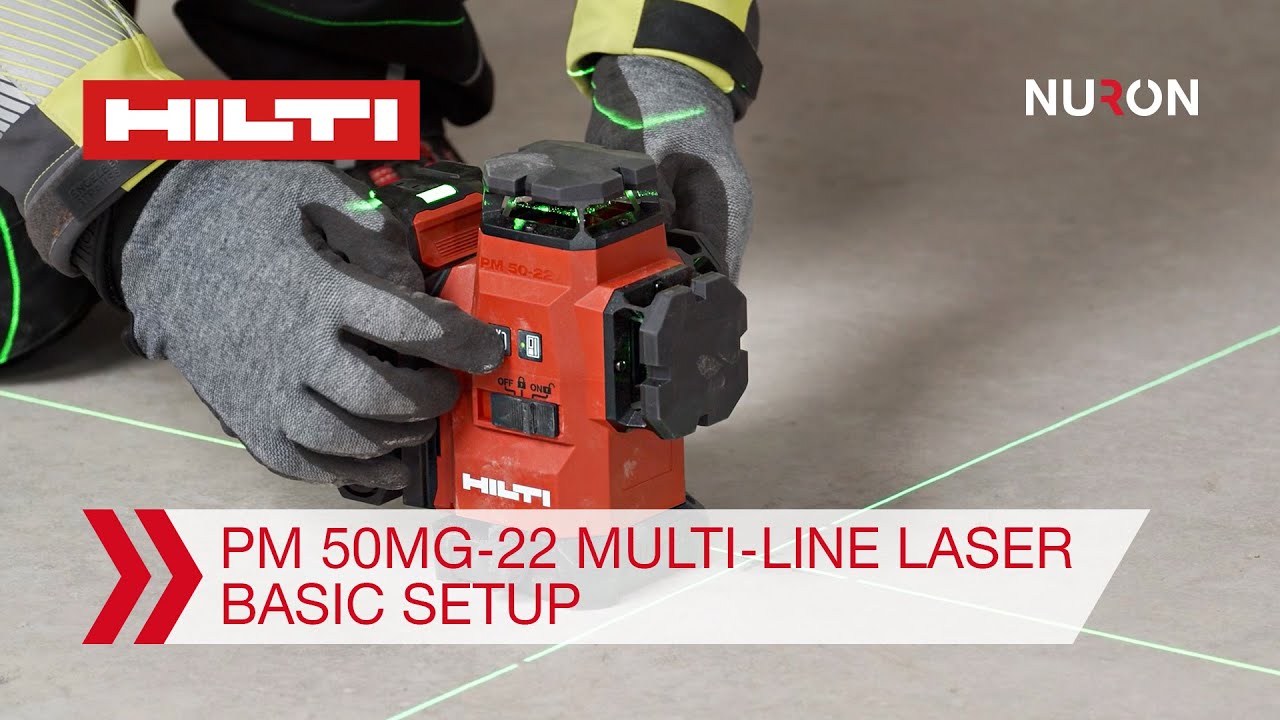 Hilti Nuron PM 50MG-22 Multi-line Laser - Basic Setup