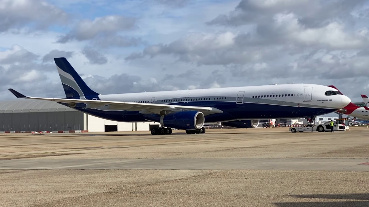 Hifly A330-300 Pushback and taxi