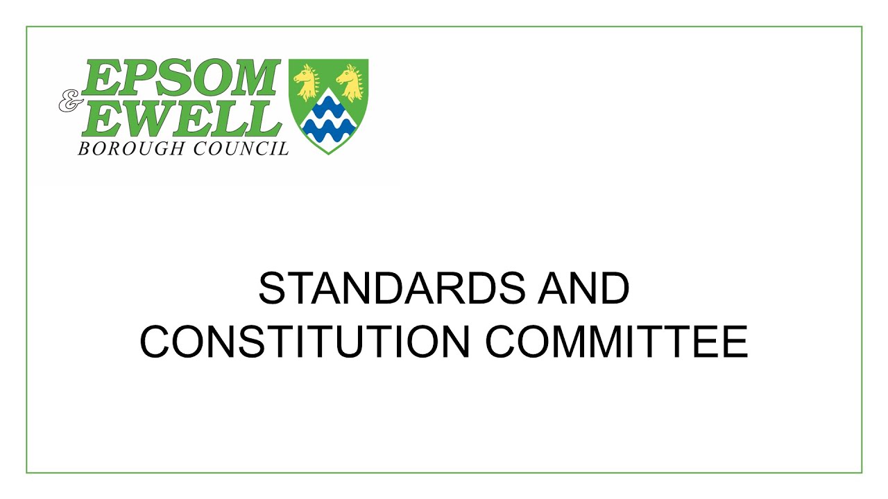 Standards & Constitution Committee Meeting - 15 January 2026