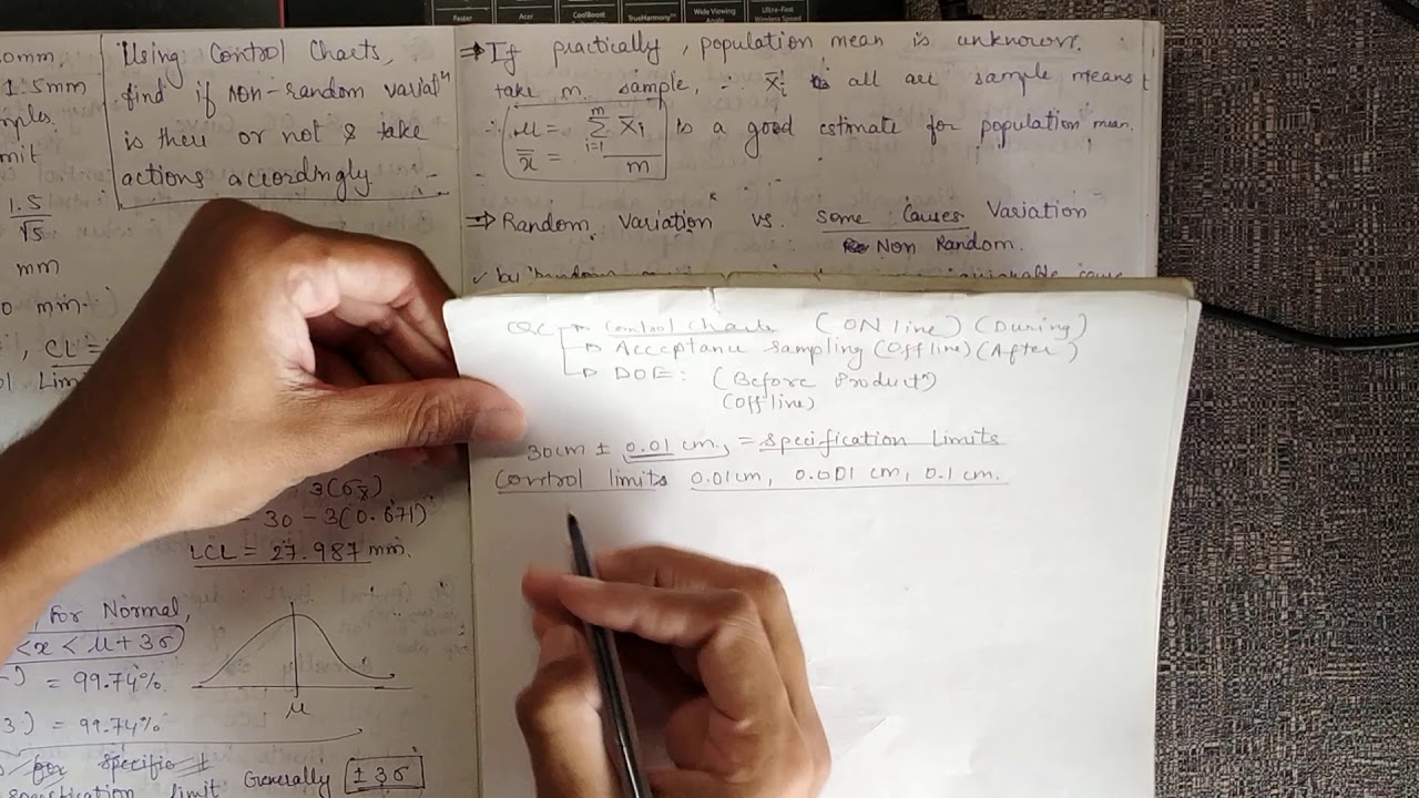 Introduction to Quality Control & Control Chart || Ch-6 Control Chart (1) || Quality Control (QCAR)