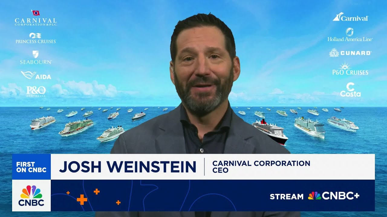 Carnival CEO: We are 50% booked for 2026 and already two-thirds full for the next 12 months