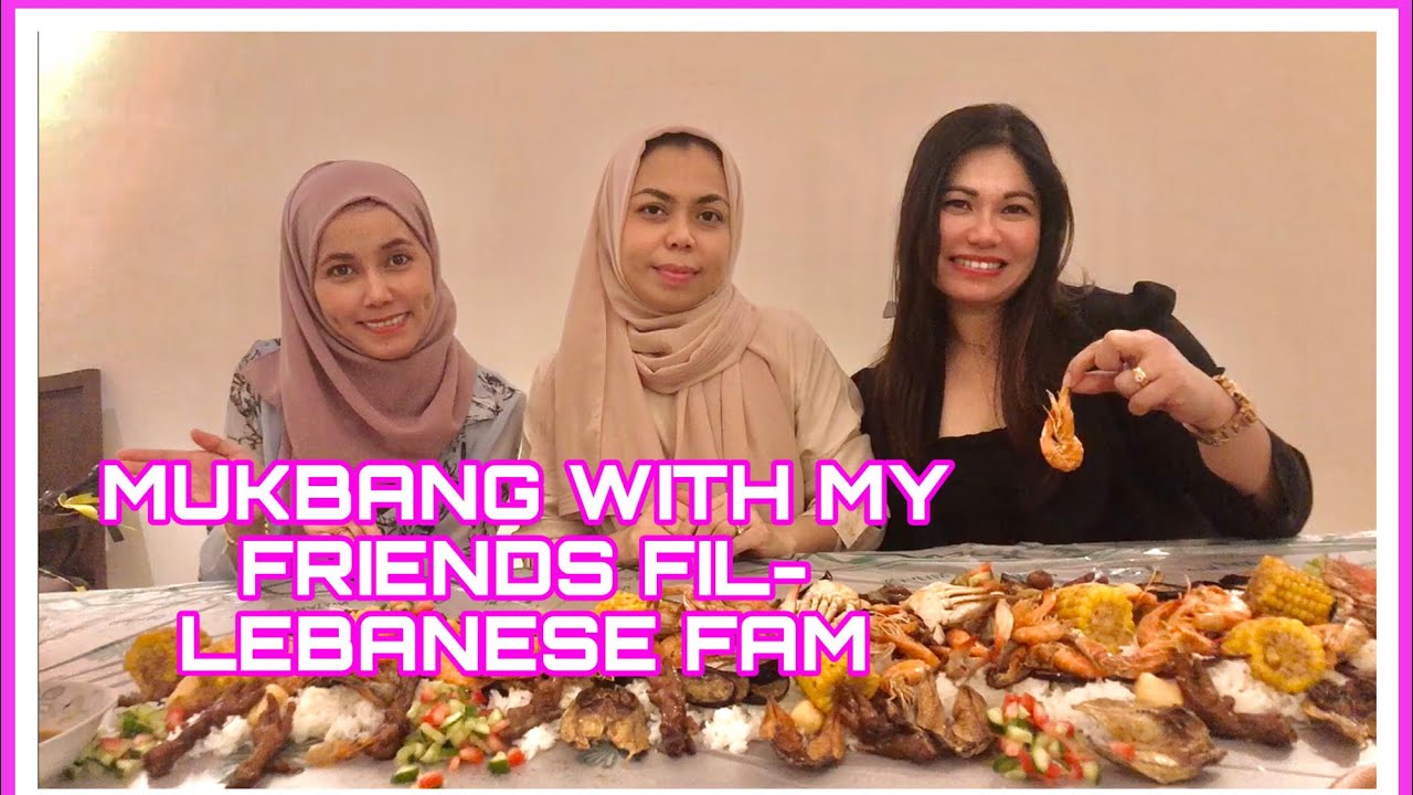 MUKBANG AND COOKING CAJUN SEAFOODS AT HOME WITH GOOD FRIENDS 🇵🇭🇸🇦