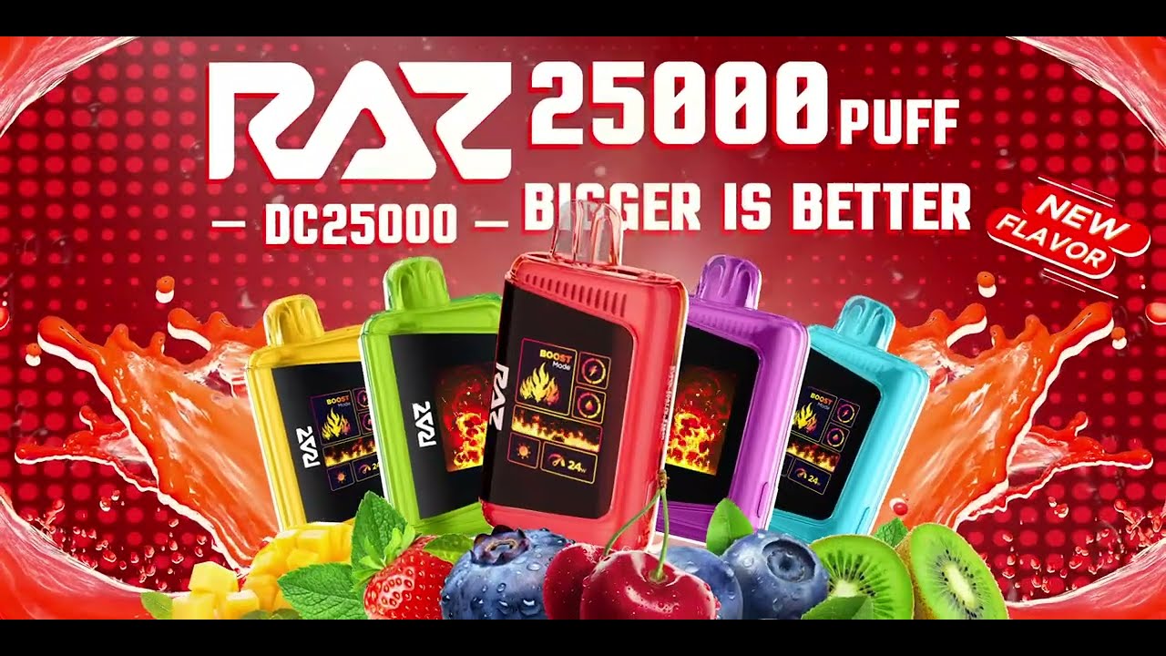 🌈 RAZ DC25000 &ndash; 25,000 Puffs of Pure Flavor