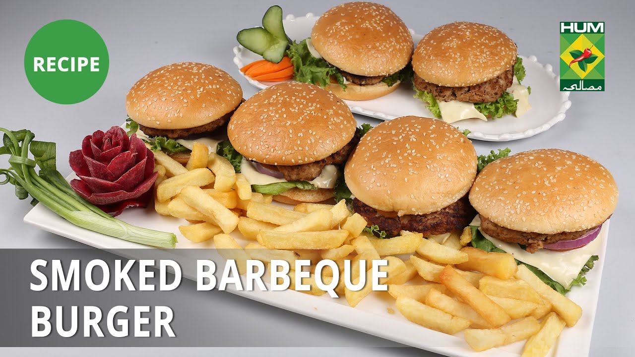 Smoked Barbeque Burger Recipe | Masala Mornings | Masala TV | Shireen Anwar | Fast Food