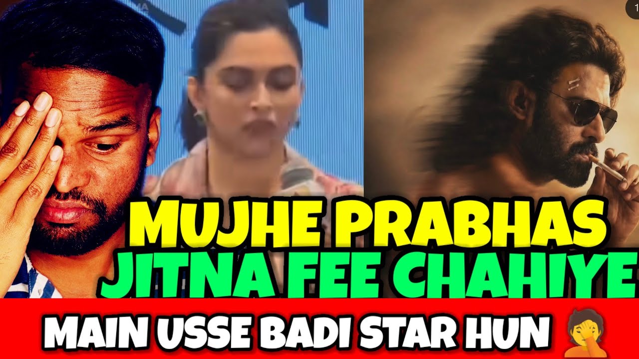 Deepika Padukone's Shocking Statement - I Want the Same Fee as Prabhas 😲😲😲🤦🤦