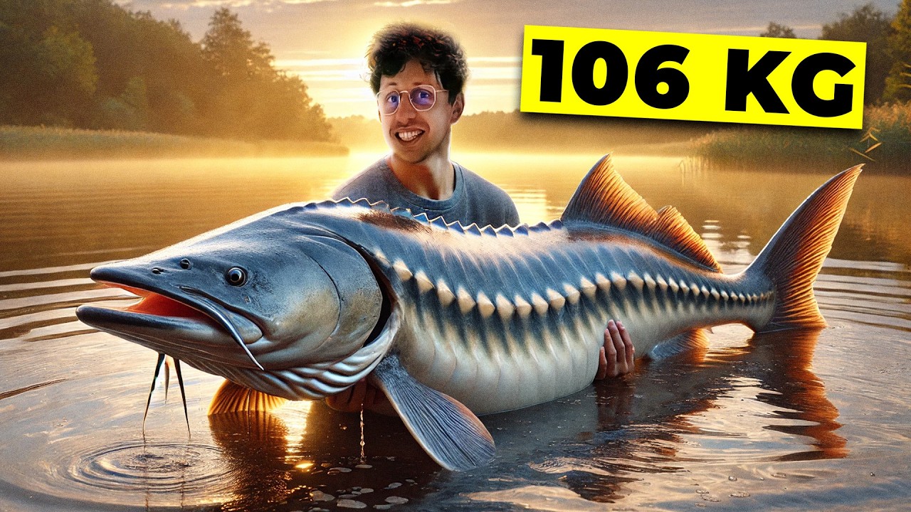 Catturo il LEGGENDARIO pesce STORIONE in un LAGO! Ep.1