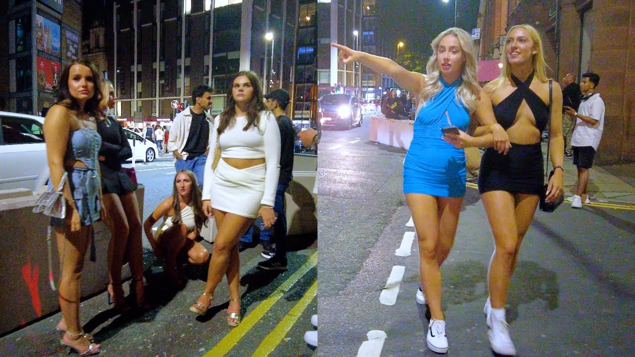 🇬🇧MANCHESTER UK NIGHTLIFE Walking Tour (4K UHD 60fps)🇬🇧