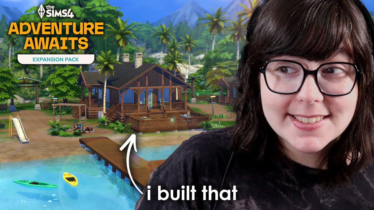I *BUILT* for this pack!! // The Sims 4 Adventure Awaits Trailer Reaction 🏕️🏹