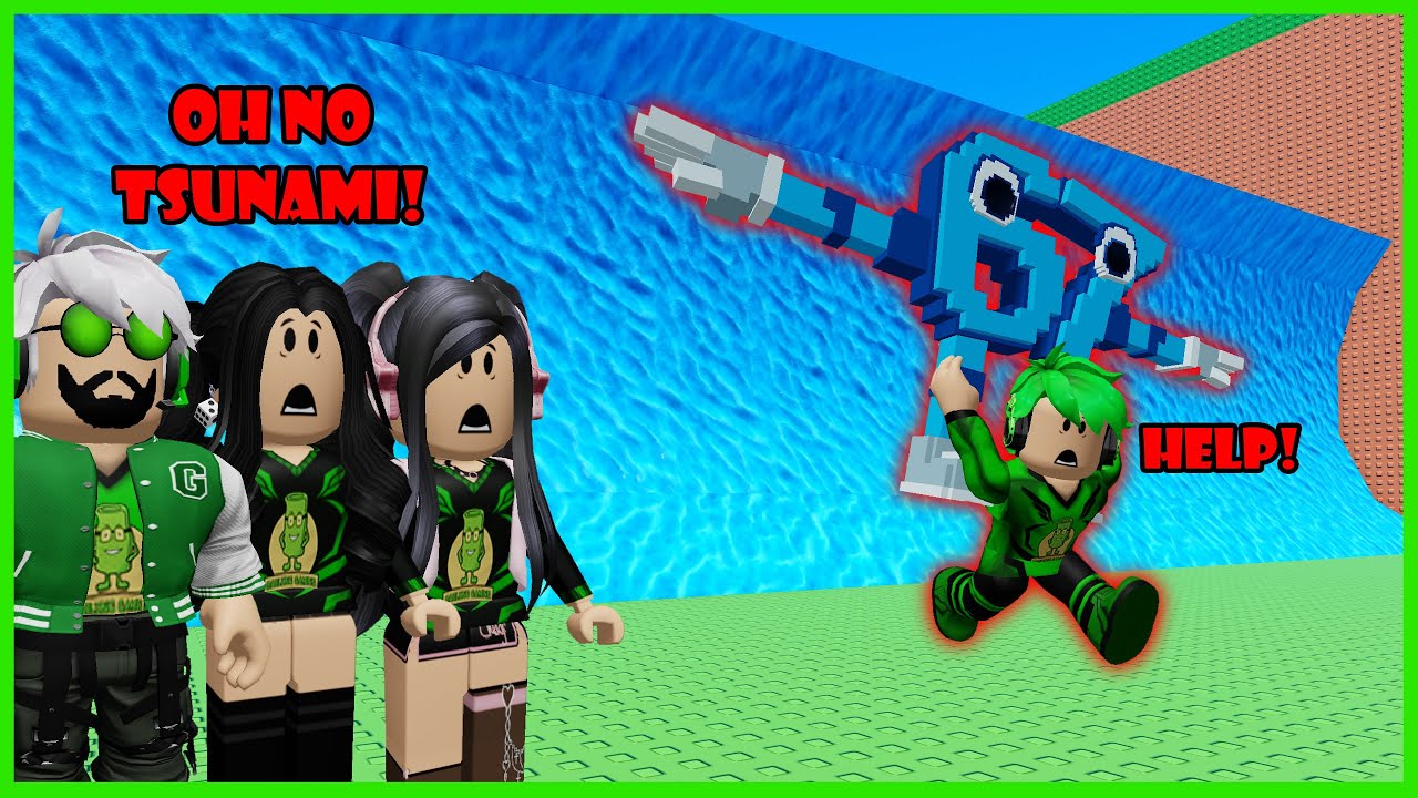 Aku Berlari Kencang Hindari Tsunami Sambil Bawa Brainrot - Roblox Escape Tsunami For Brainrots