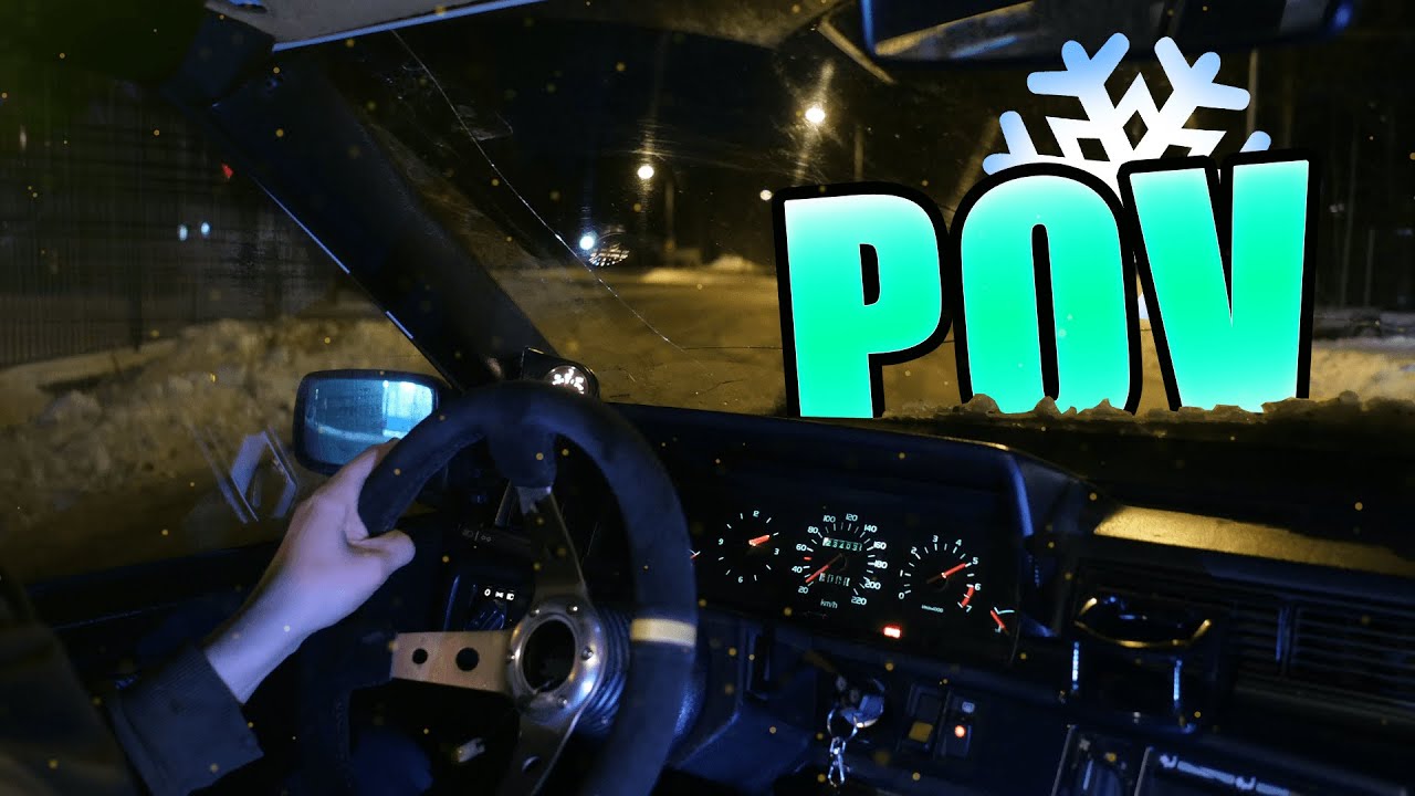 Снежный занос в Швеции: впечатления от первого лица за рулем Volvo 740!