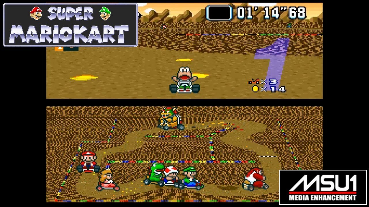 SNES MSU1 Super Mario Kart (WIP Soundpack #2)