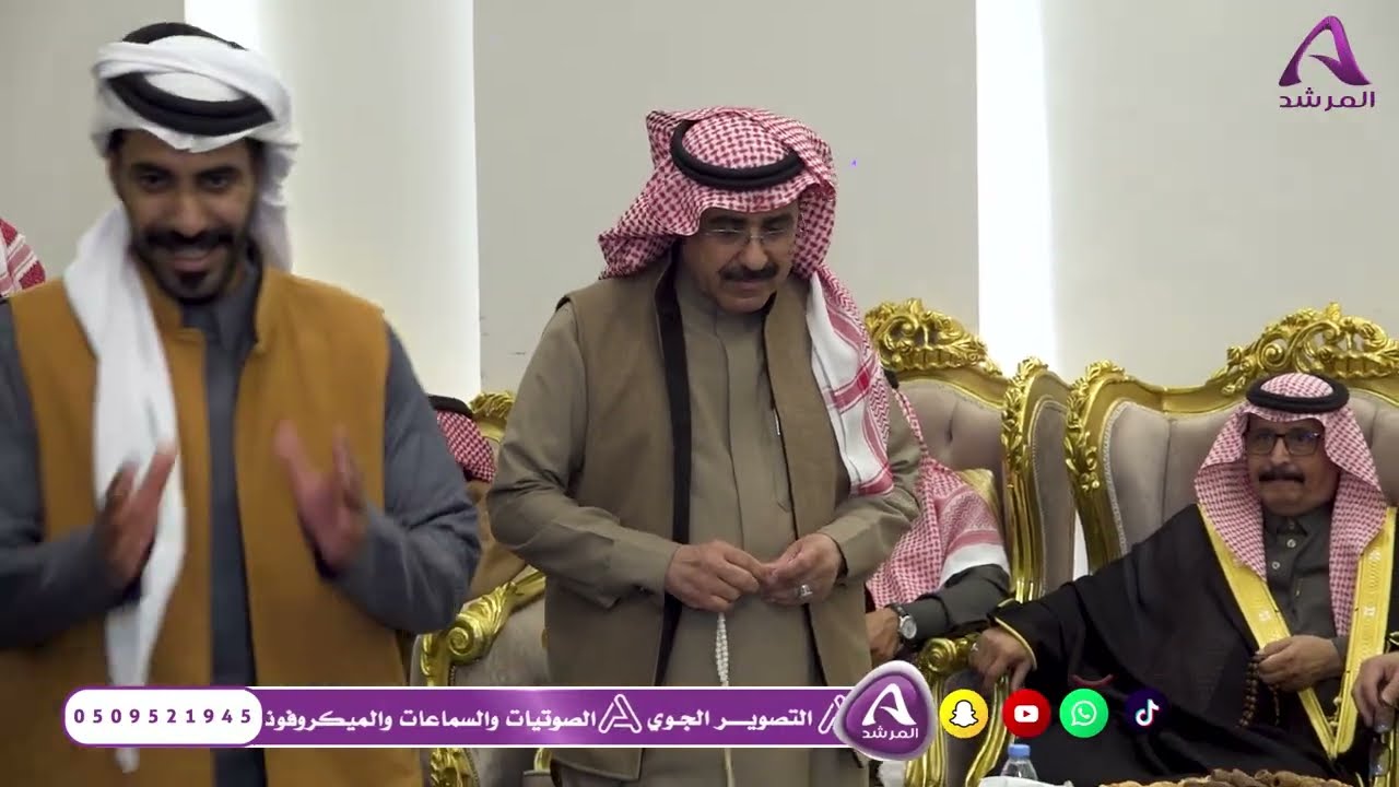  رباعية 👏🏻👏🏻 شاهر العنزي و منيف المنقرة و تركي الميزاني وفواز السعيدي ( ٢٩ / ٧ / ١٤٤٧ هـ ) حفلة تبوك