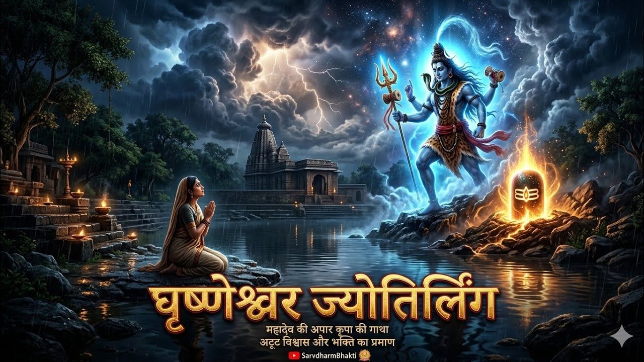 घृष्णेश्वर ज्योतिर्लिंग की अद्भुत कथा | 12वाँ और अंतिम ज्योतिर्लिंग #sarvdharmbhakti 