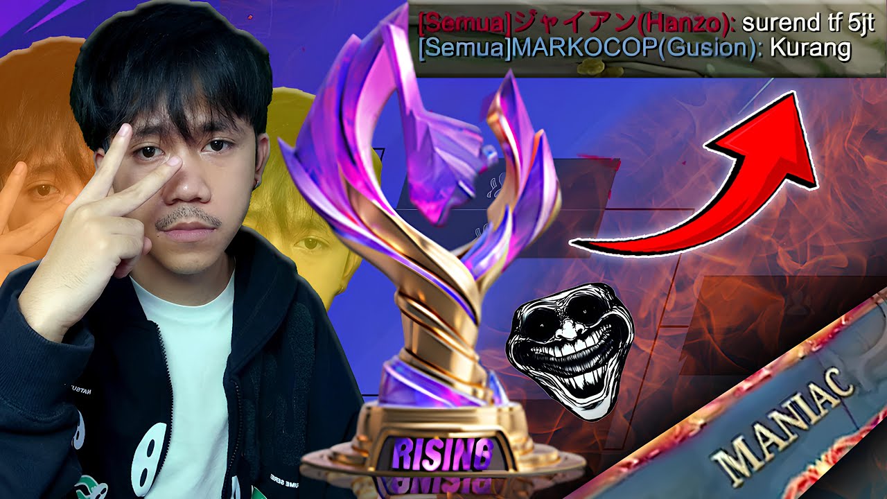 DISURUH MENYERAH TRANSFER 5 JUTA ? MLBB RISING OPEN S2 TINGKAT PROVISI - Mobile legends