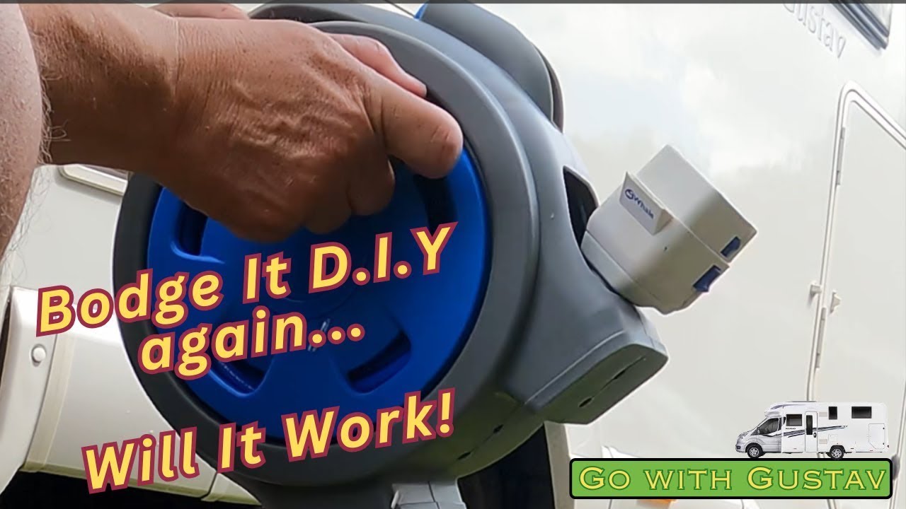 Replacing Motorhome Flat Hose | Whale Connection | Hose on a reel!