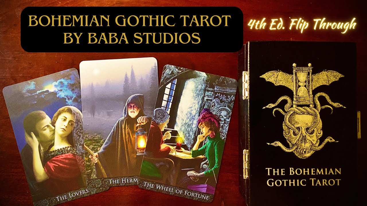 Bohemian Gothic Tarot 4th Edition by Baba Studio - Flip Through (2023) with Cassidy the Cardslinger