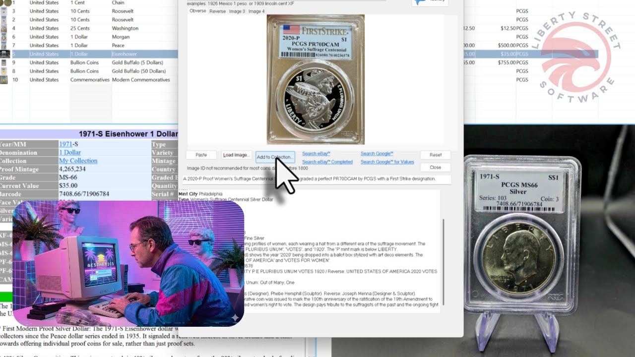 Using the CoinManage AI Identifier for PCGS Graded Coins