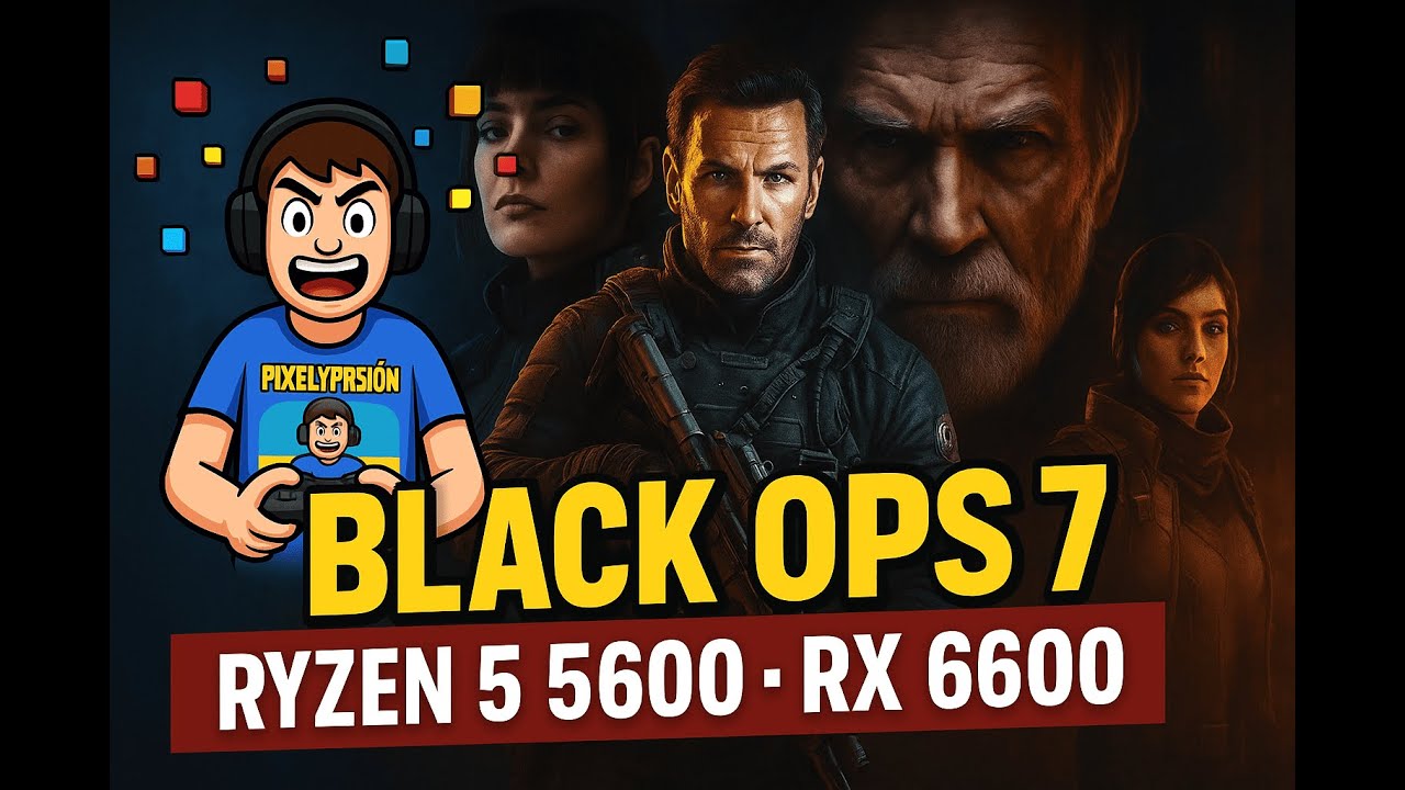 Call of Duty: Black Ops 7 Tested on AMD Ryzen 5 5600G + RX6600  | 32 RAM | PC  1080p