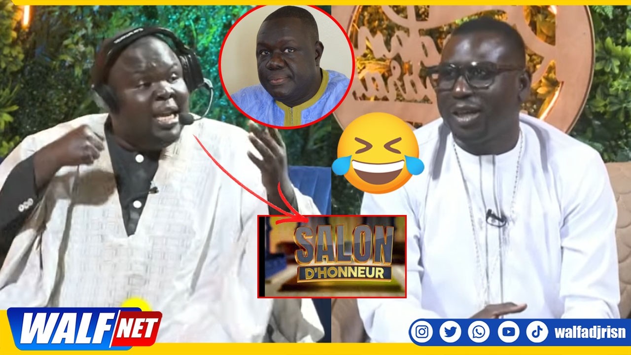 Niokhite Alias Elhadj Assane Gueye TFM Fait bouder Mamadou Biteye et Récupère salon d'honneur 