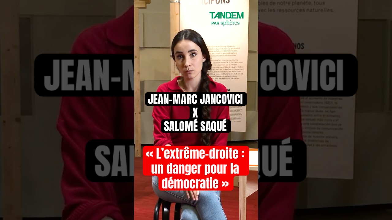 JEAN-MARC JANCOVICI & SALOM&Eacute; SAQU&Eacute; : L'extr&ecirc;me-droite, un d&eacute;sastre pour l'environnement !