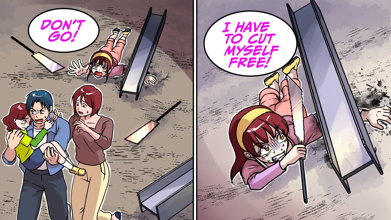 Got trapped at a construction site, but then... [Manga Dub]