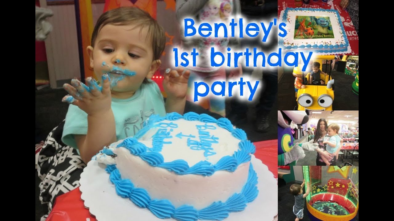 Baby's First Birthday   Cake Smash, Chuck E Cheese Party, Presents, Call from Nickelodeon