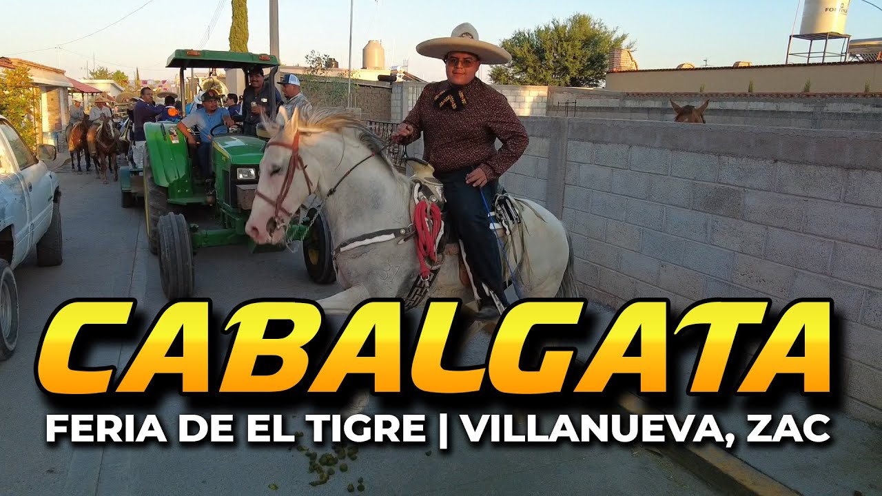 Tradicional CABALGATA en EL TIGRE | Villanueva, Zacatecas