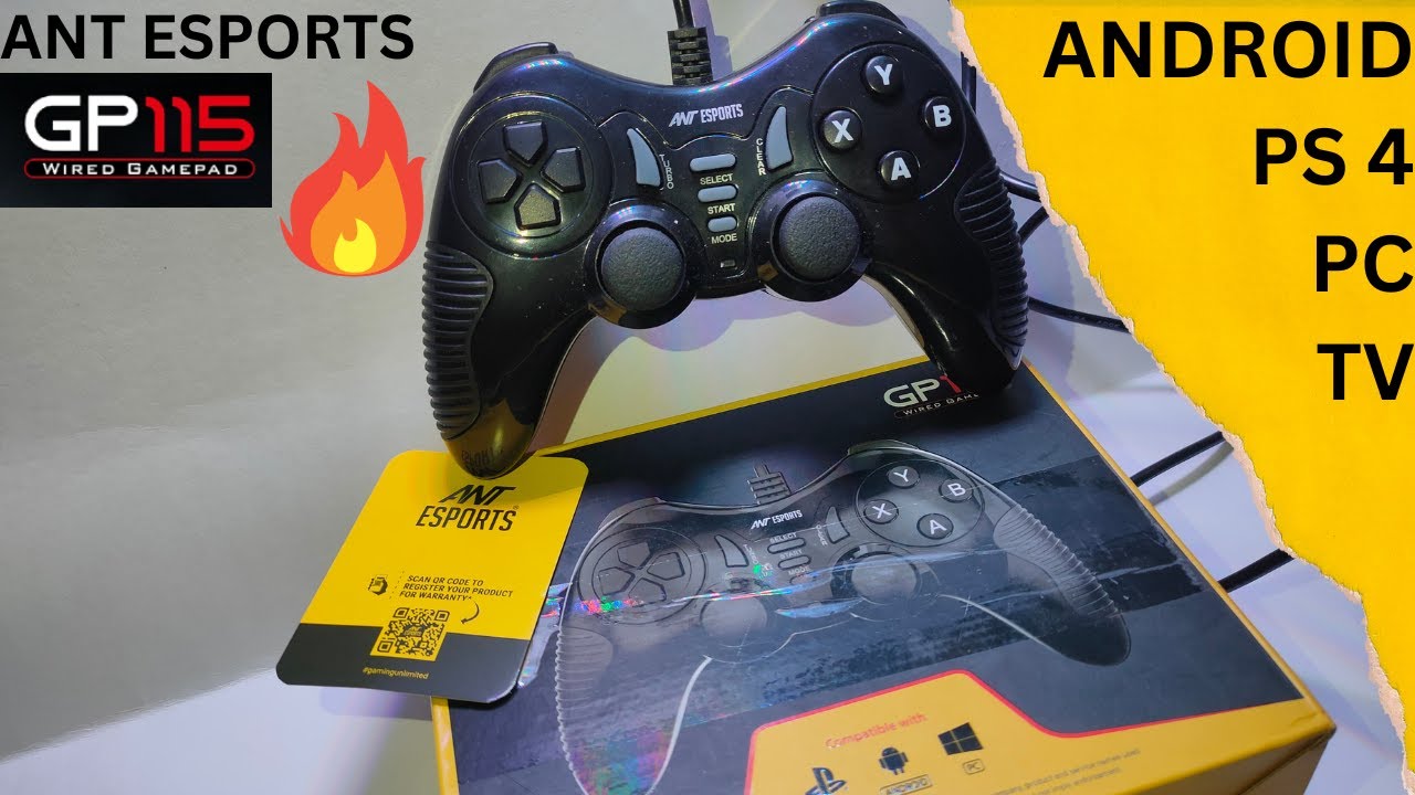 Best Wired Gamepad Controller for Android TV & PC | Ant ESports GP115 WIRED GAMEPAD
