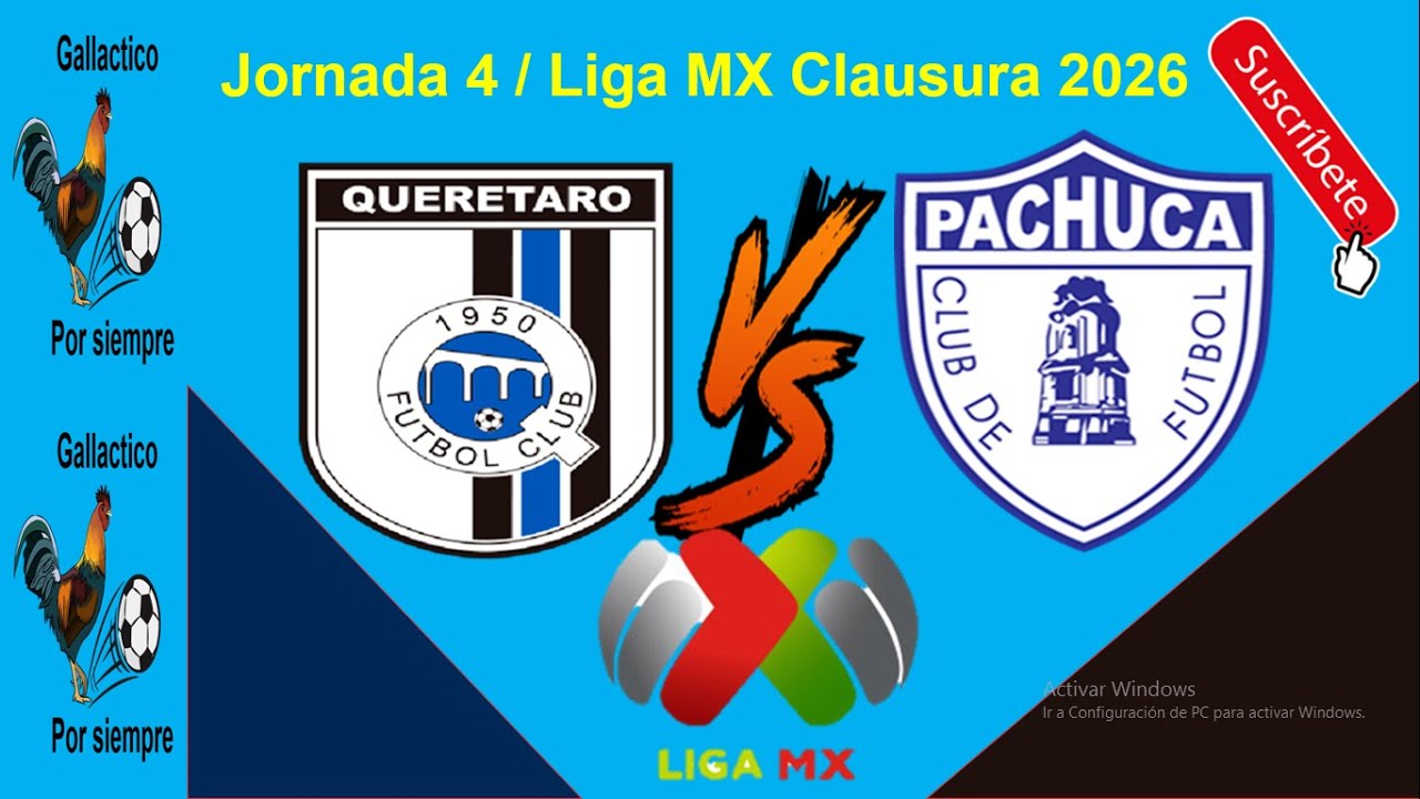 Gallos Blancos VS Club Pachuca Jornada 4 Liga MX Clausura 2026 Narración En Vivo