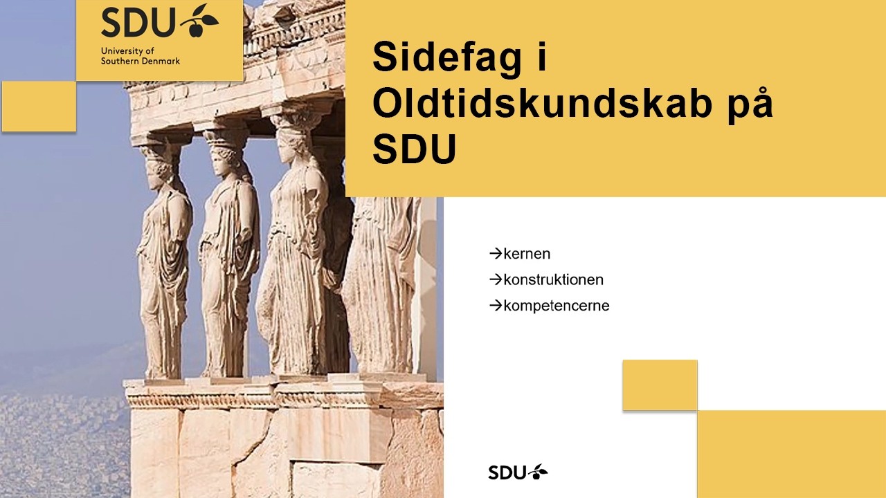 Sidefag i Oldtidskundskab på SDU
