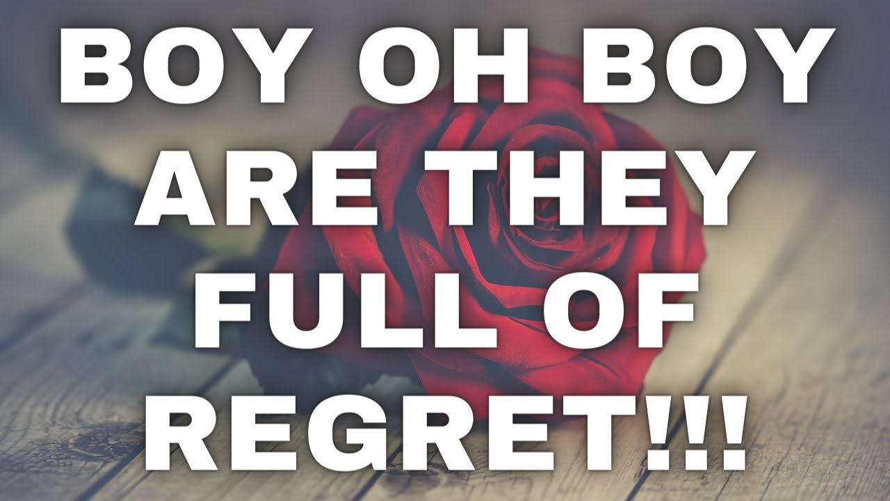 LOVE READING TODAY - BOY OH BOY ARE THEY FULL OF REGRET🥺💔ALL SIGNS