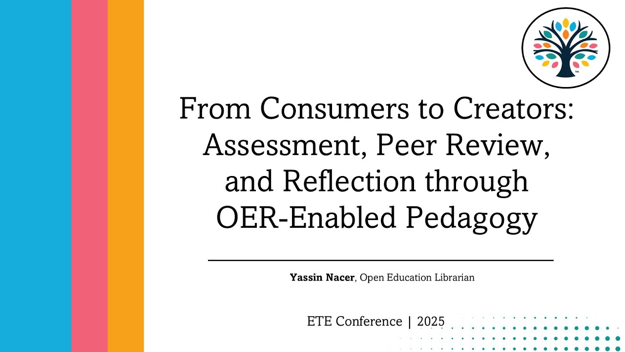 From Consumers to Creators: Assessment, Peer Review, and Reflection through OER-Enabled Pedagogy