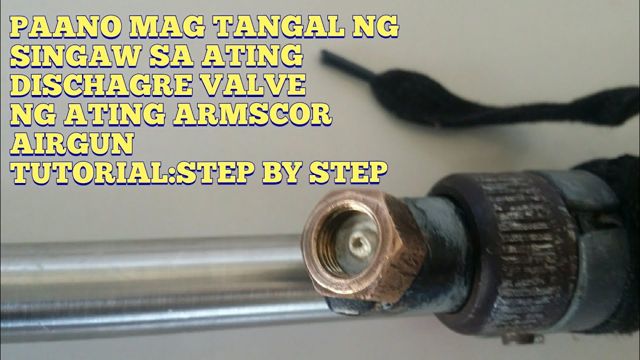 Armscor airgun how to remove leak || DISCHARGE VALVE ||V#70