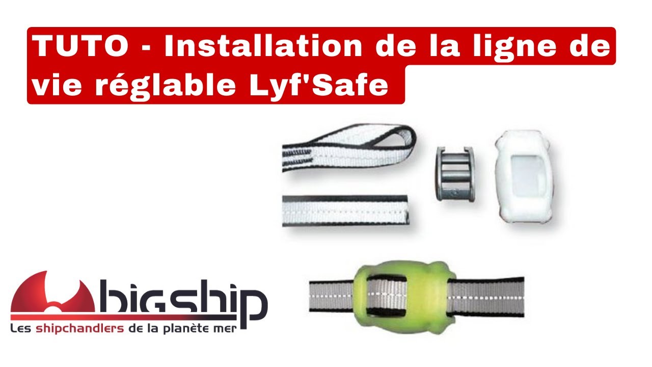 TUTO - Installation de la ligne de vie réglable Lyf'Safe