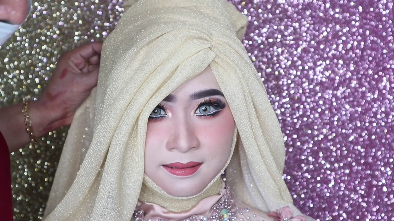 TUTORIAL HIJAB PENGANTIN ALA CINDERELLA FULL NO SKIP