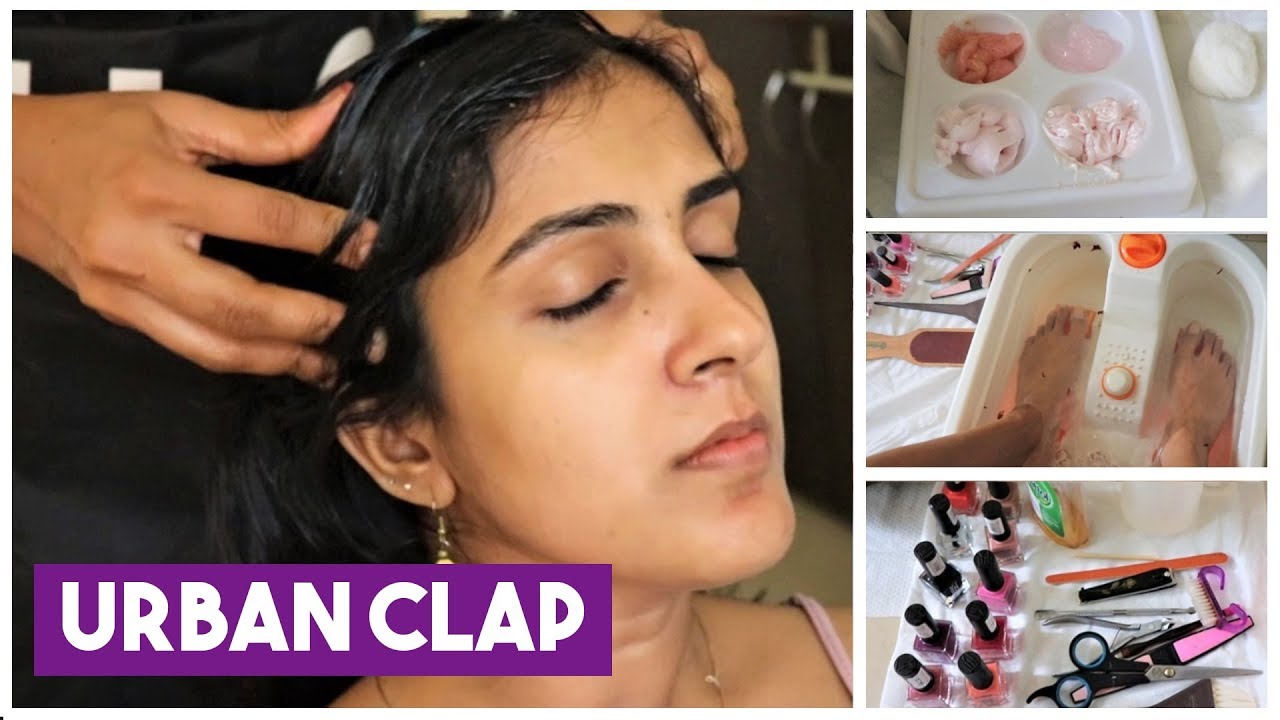 Urban Clap Salon At Home (HONEST OPINION) - Trying Manicure, Pedicure, Waxing & Oil Massage