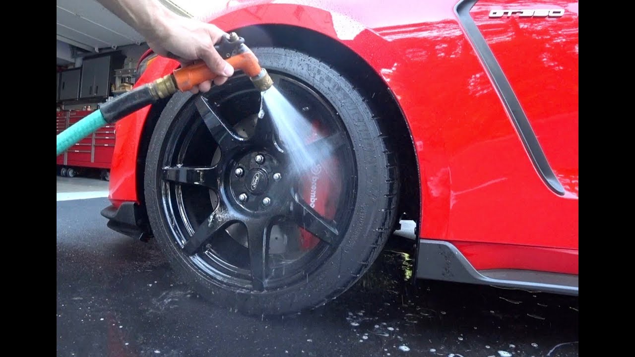Auto Fanatic Wheel Cleaner DEMO Using GARDEN HOSE