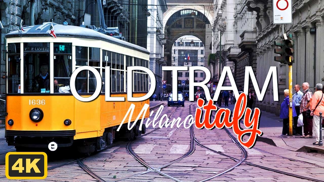 Old Tram Ride in Milan 🇮🇹  Historic Trams Experience 2026 in 4K