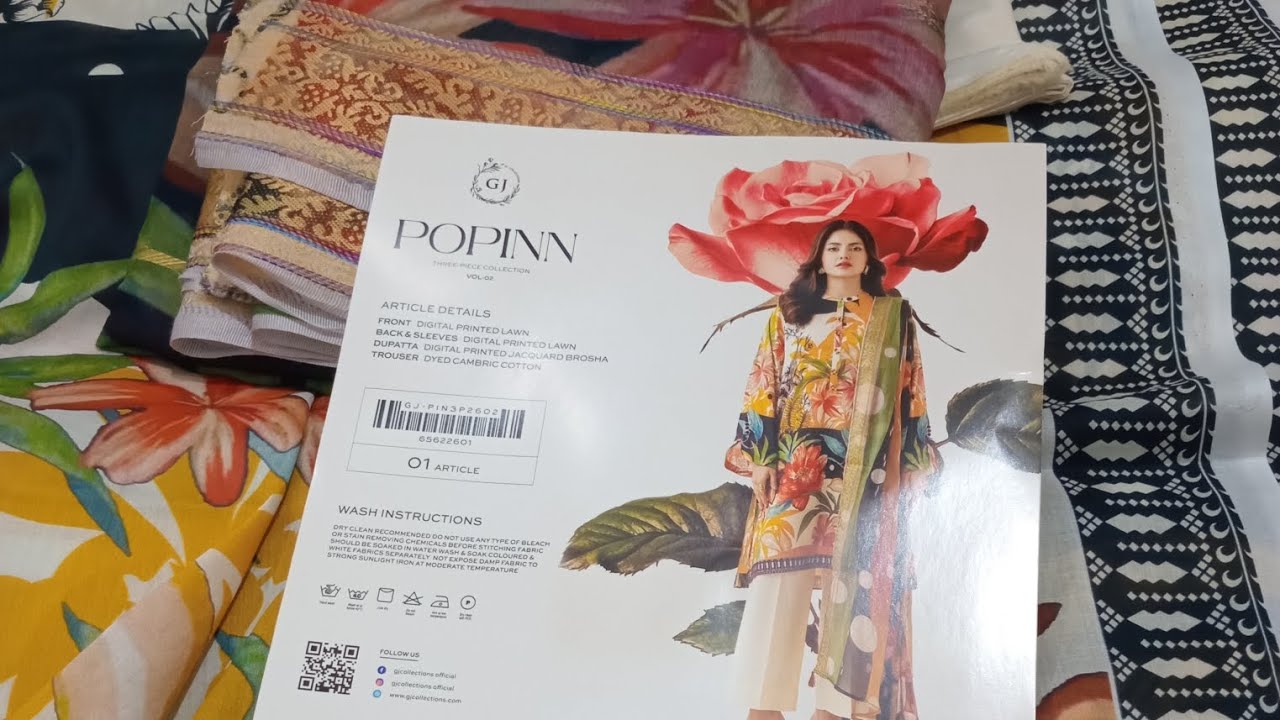 Funky prints✨️POPINN By Gull Jee Printed Lawn 