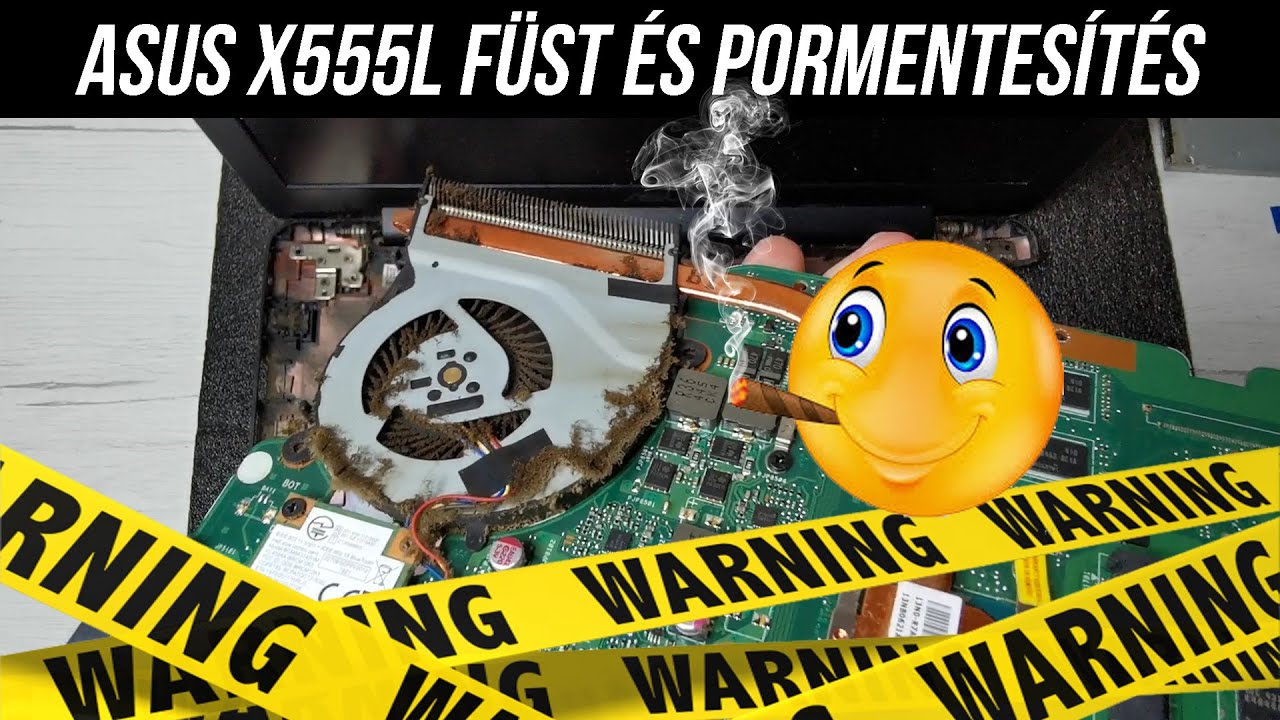 💻Az év eddigi LEGKOSZOSABB notebookja Asus X555L ráncbaszedése | SSD tuning🧰