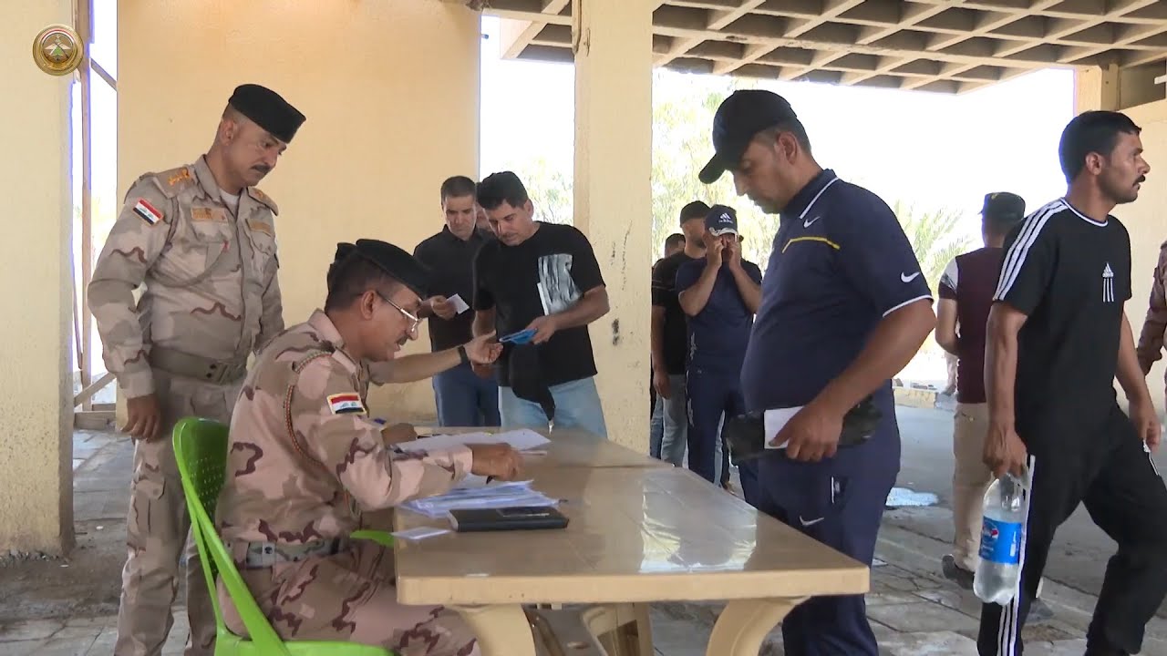 مركز تدريب الأنبار يستقبل المراتب المفسوخة عقودهم
