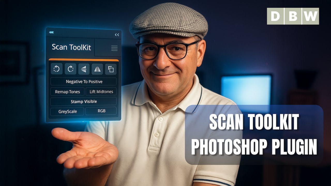 Scan ToolKit Photoshop Plugin For DSLR Scanning Black and White Film Negatives