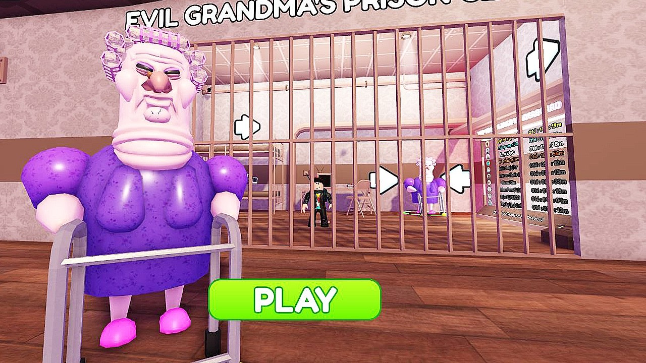 EVIL GRANDMA'S PRISON RUN! (OBBY)