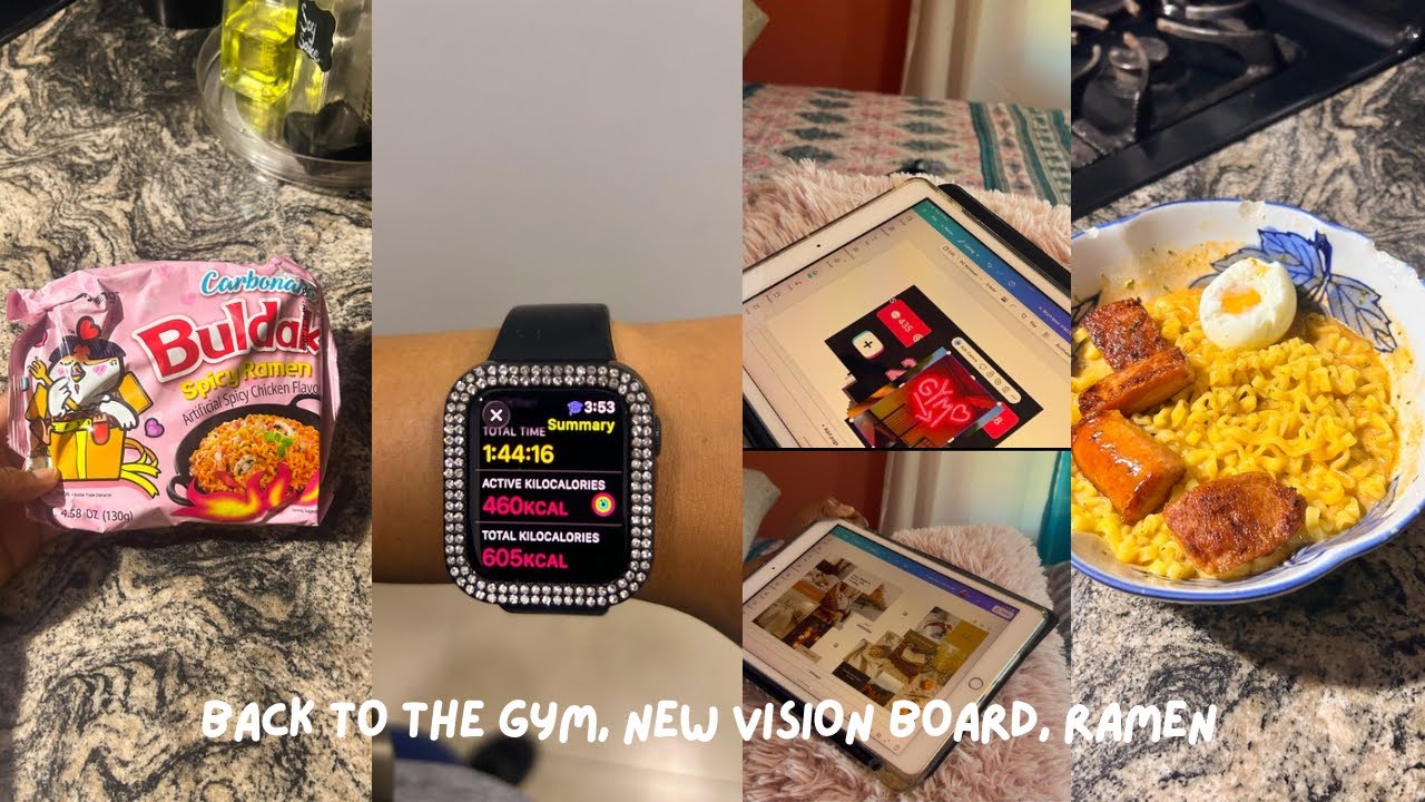 HAPPY NEW YEAR: VISION BOARD 2026 | Restarting GYM | Buldak Ramen 🍜 
