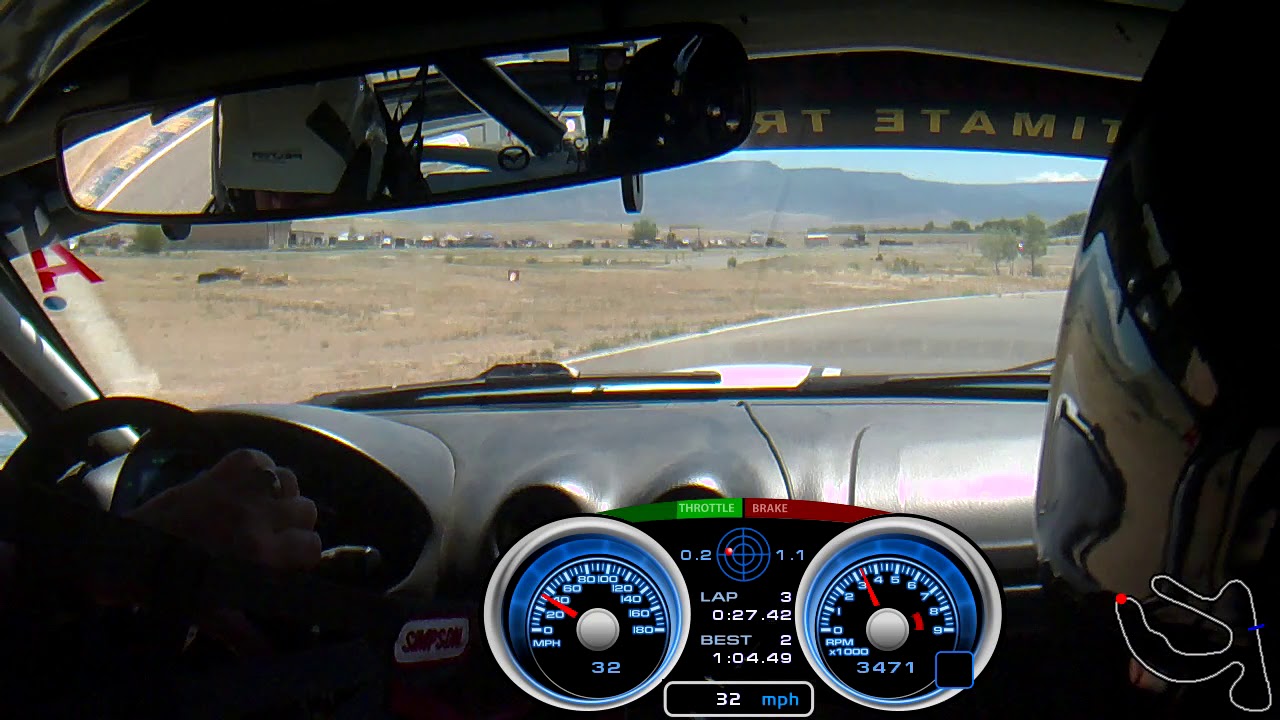 Keith Tanner in Steve Jolly's V8 Miata Racecar at Grand Junction Motor SpeedwaySCHD0019