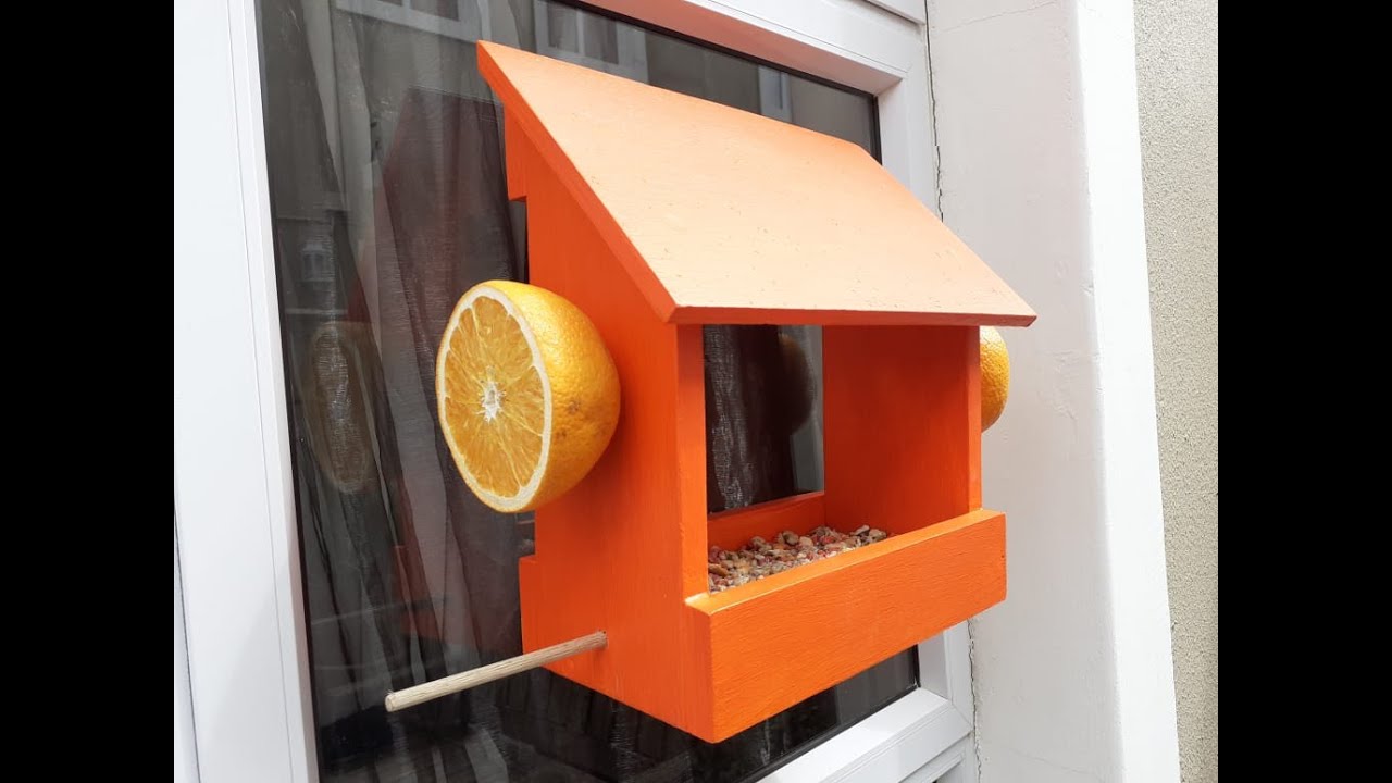 DIY Bird Feeding Station  (Mounted on a window)