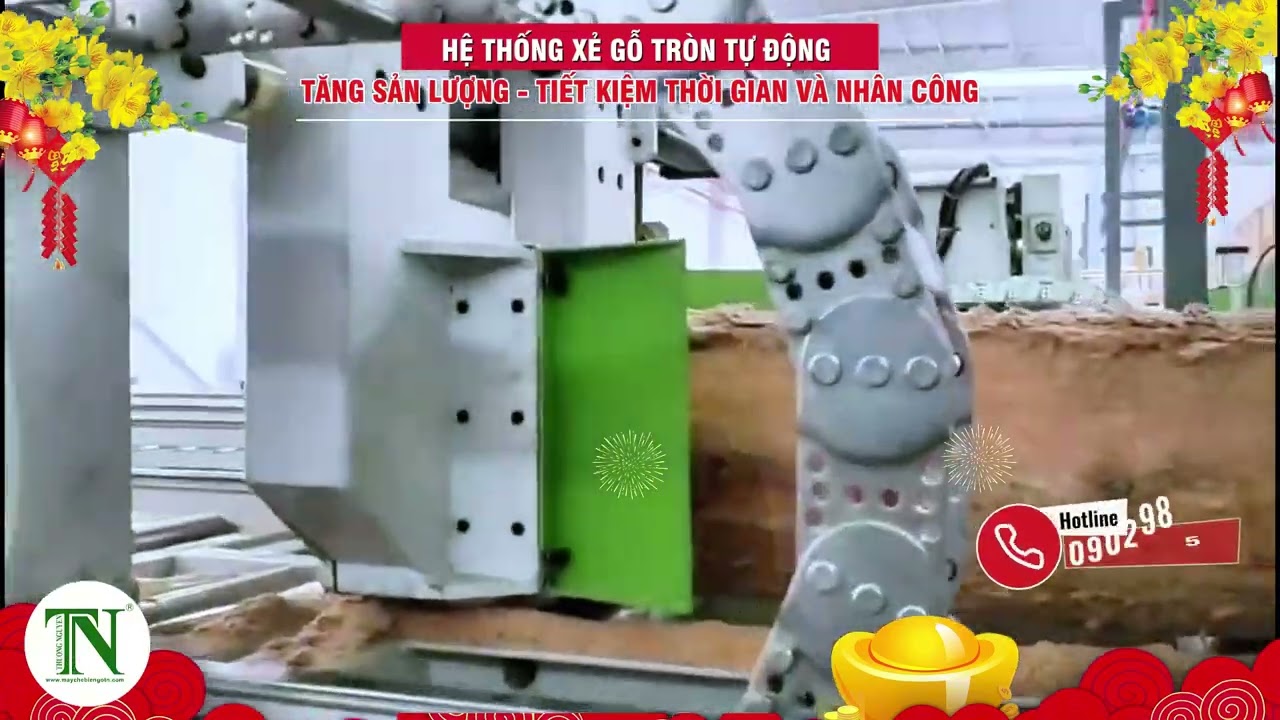 Xẻ Gỗ Hoàn Toàn Tự Động – Năng Suất Cao Gấp Nhiều Lần Thủ Công!