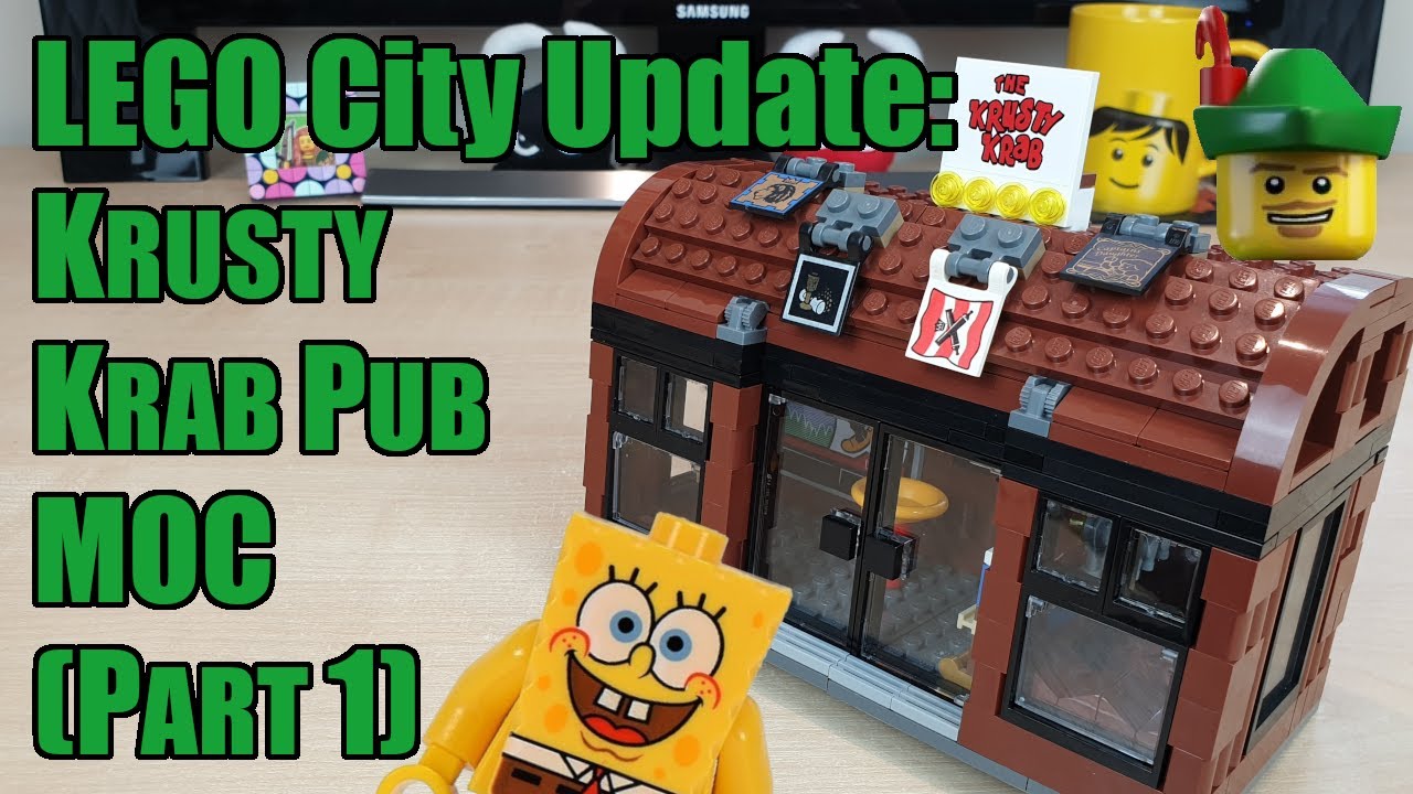LEGO City Update - Krusty Krab Pub MOC (Part 1) 🍺🏹