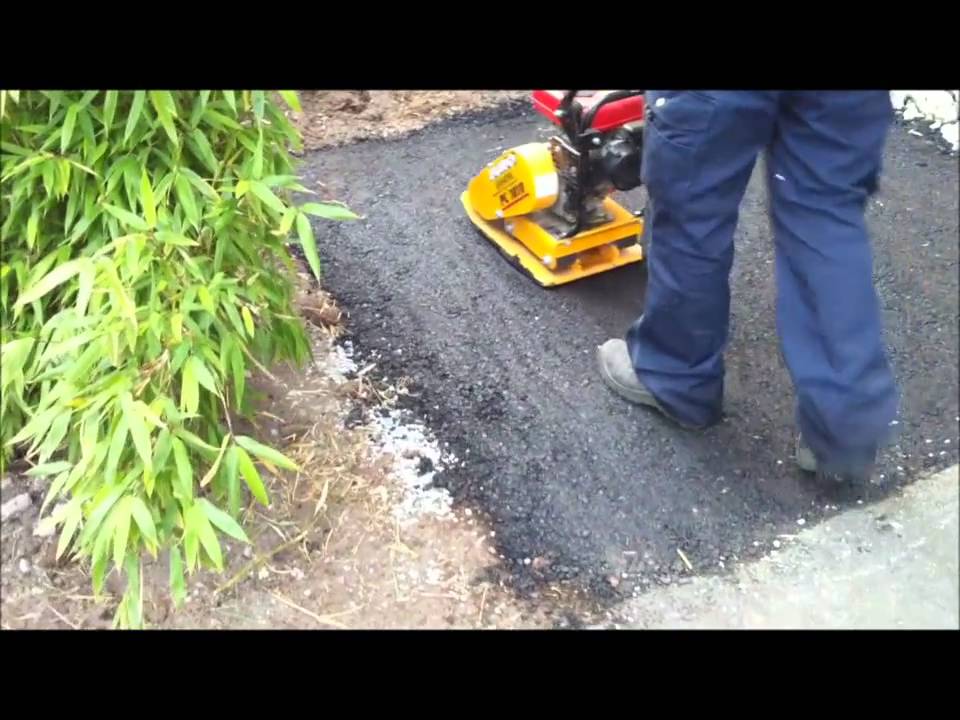 Asfaltering av små arealer utført av Bygård Vaktmesteren AS