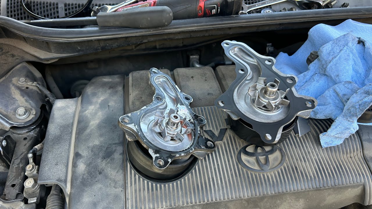 Water pump replacement on Toyota Camry 2.5L @elchanojose